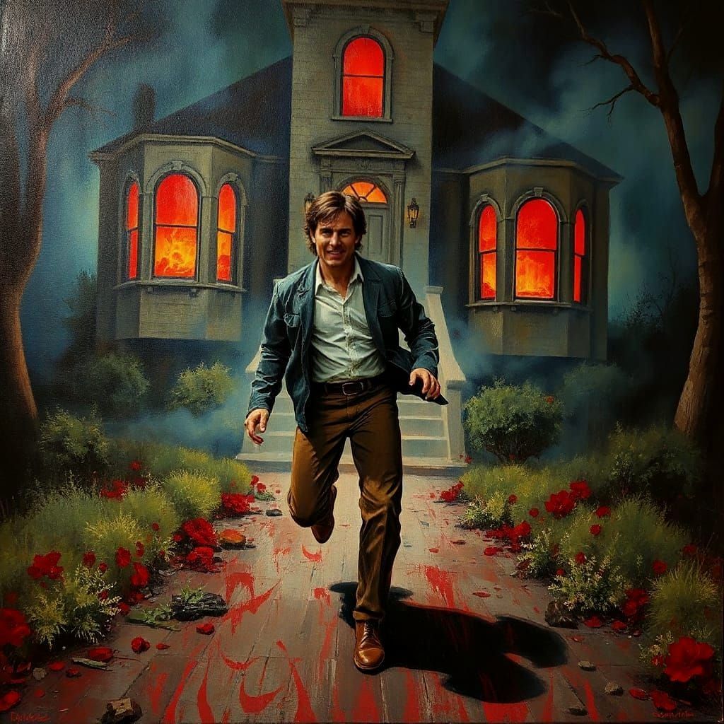 Retro Horror: Tom Cruise Running From Haunted House