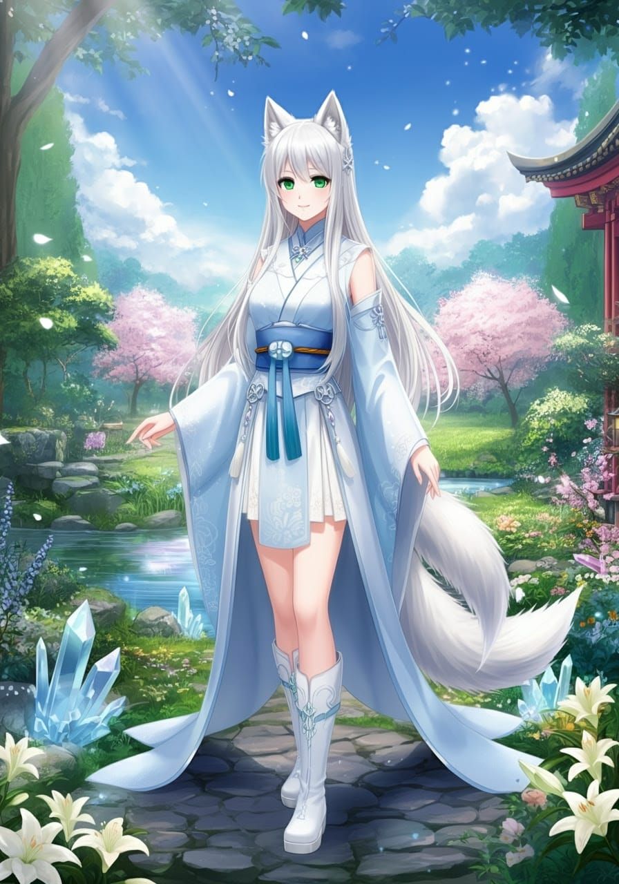 Takeshi Obata art style: Wolfie