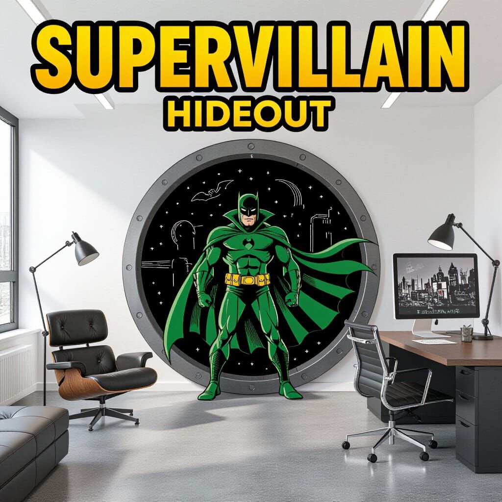 Supervillain Lair in Dramatic Lighting