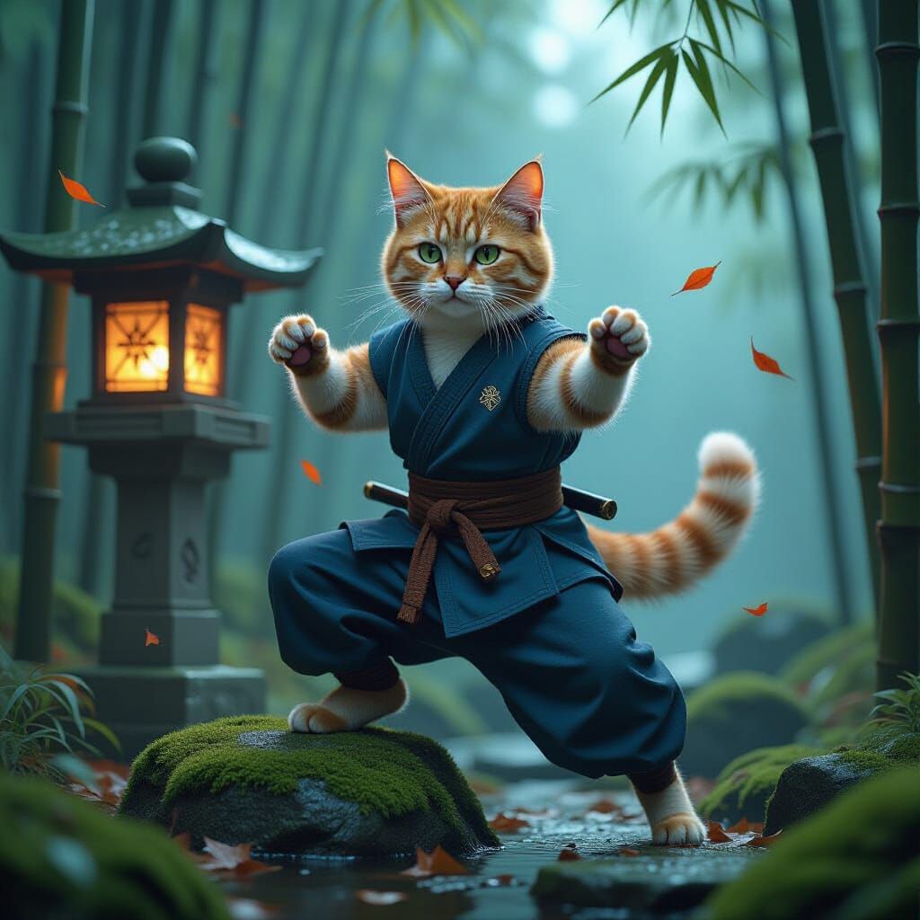 A cinematic 3D render, hyper-realistic and ultra-stylized. K...