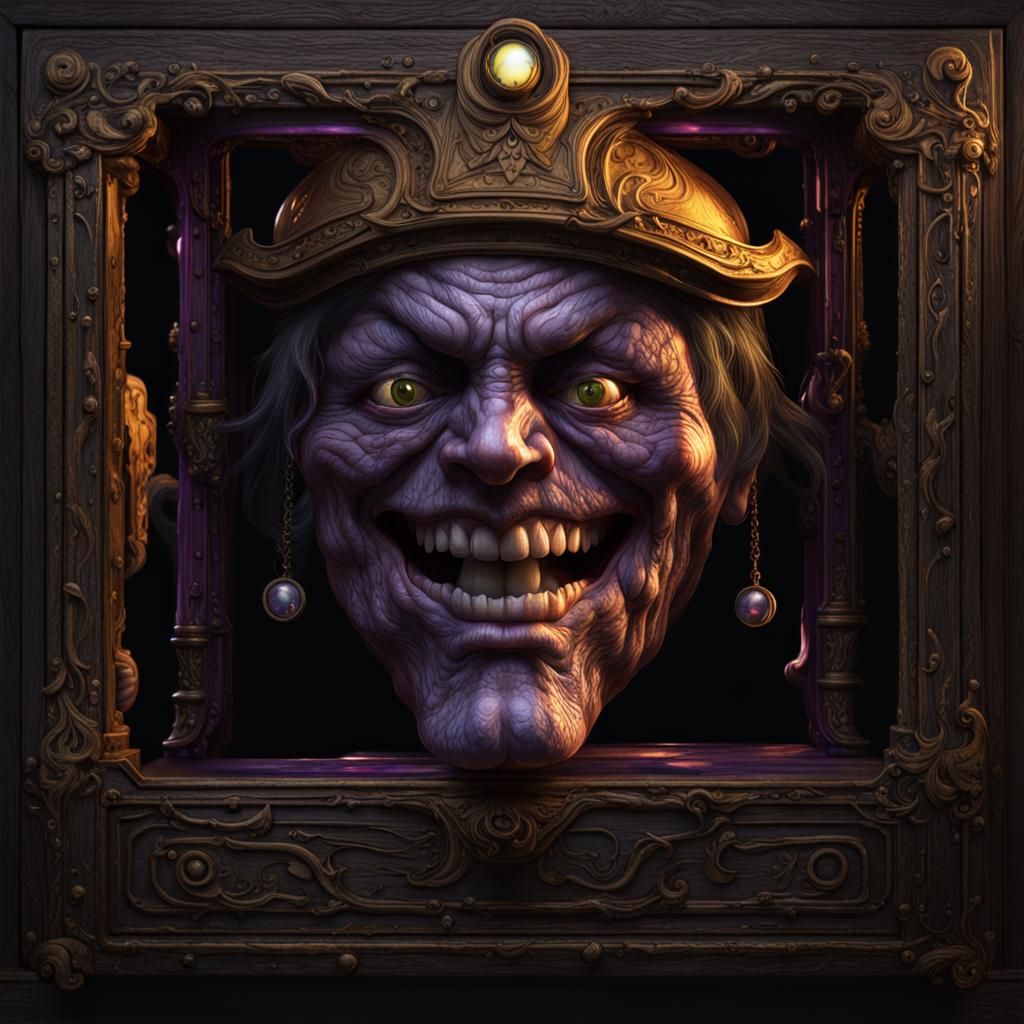 Dark Fantasy Jack-in-the-Box Concept Art