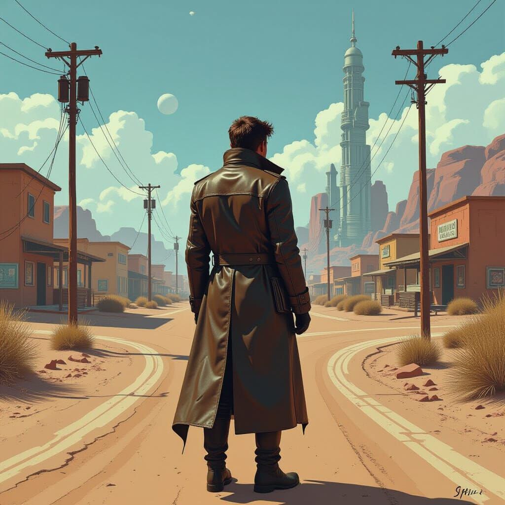 Crossroads of Time: A Retrofuturistic Dystopia