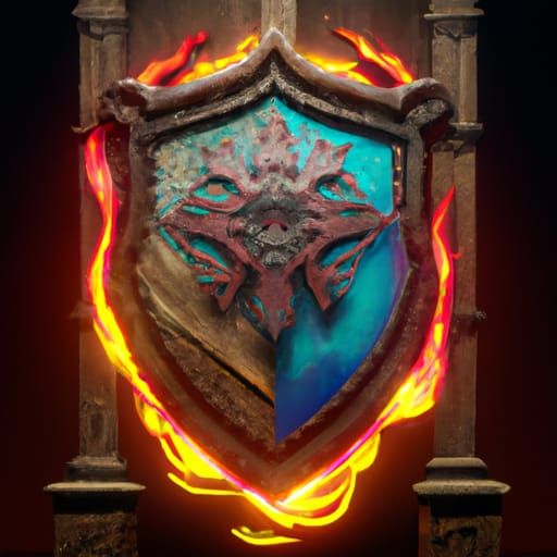 Order of the Fireside Coat of Arms Shield