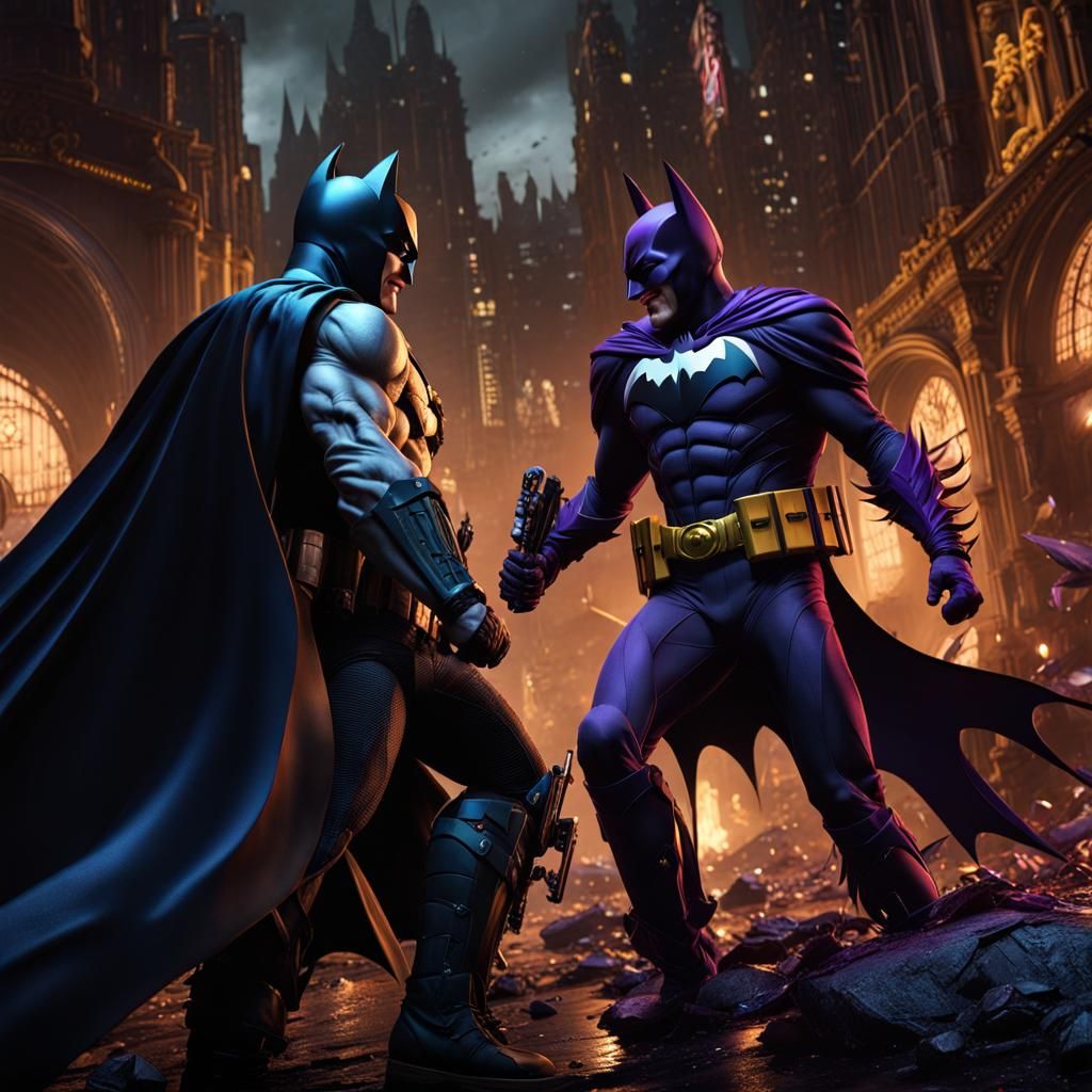 Epic Batman vs Joker Showdown