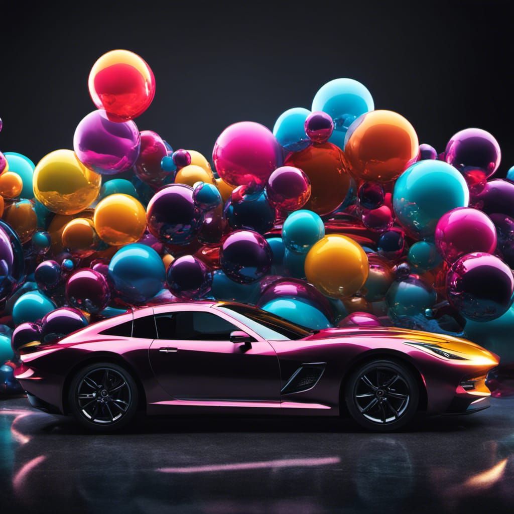 Cats in Bubbles: Hyperdetailed Concept Art