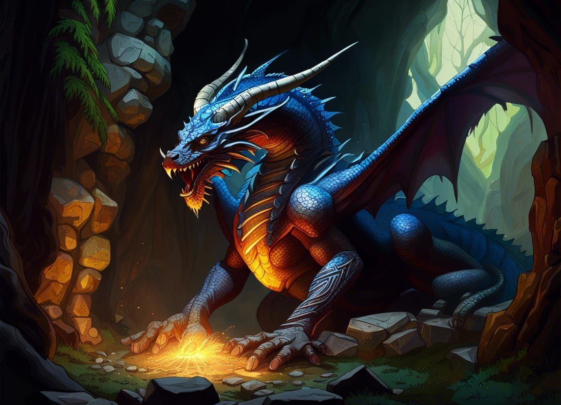 Blue Dragon Lair in Castle Cave