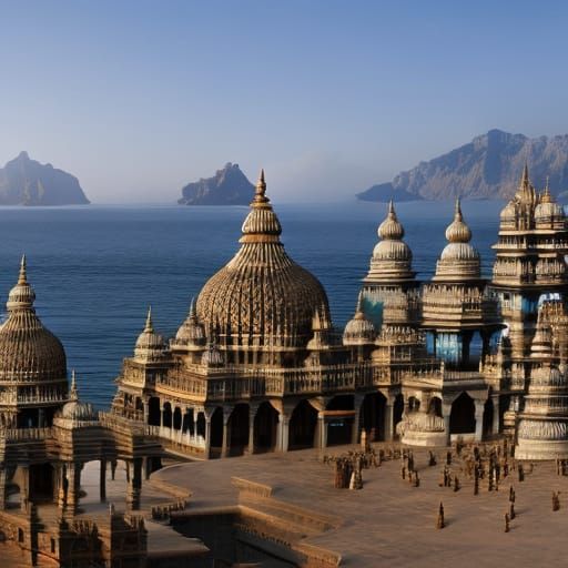 Mumbai, India: Hyper-Detailed Digital Matte Painting