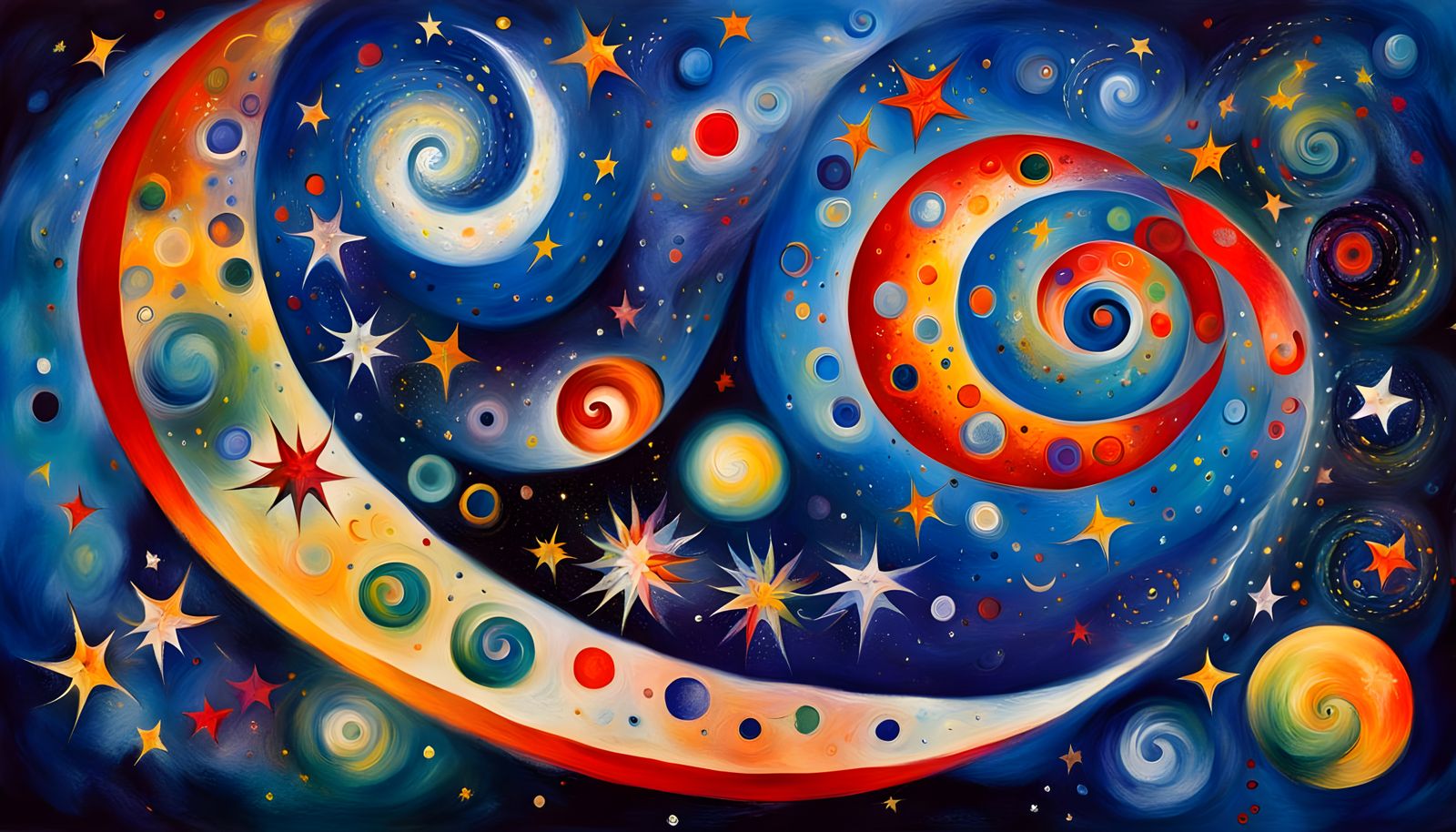 Vortex in a Dreamlike Sky