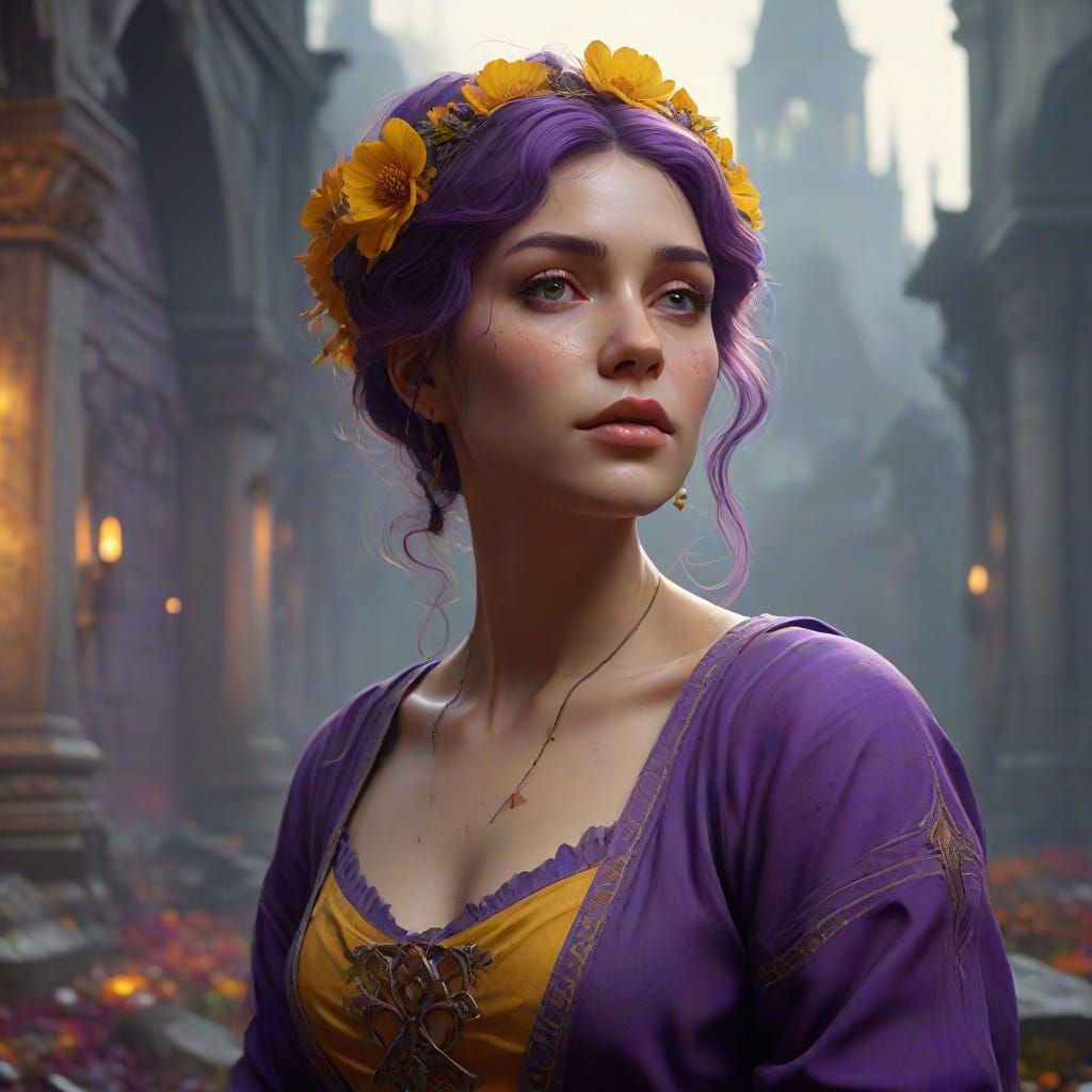 Dark Fantasy Graveyard Scene with Zombies and Ghosts