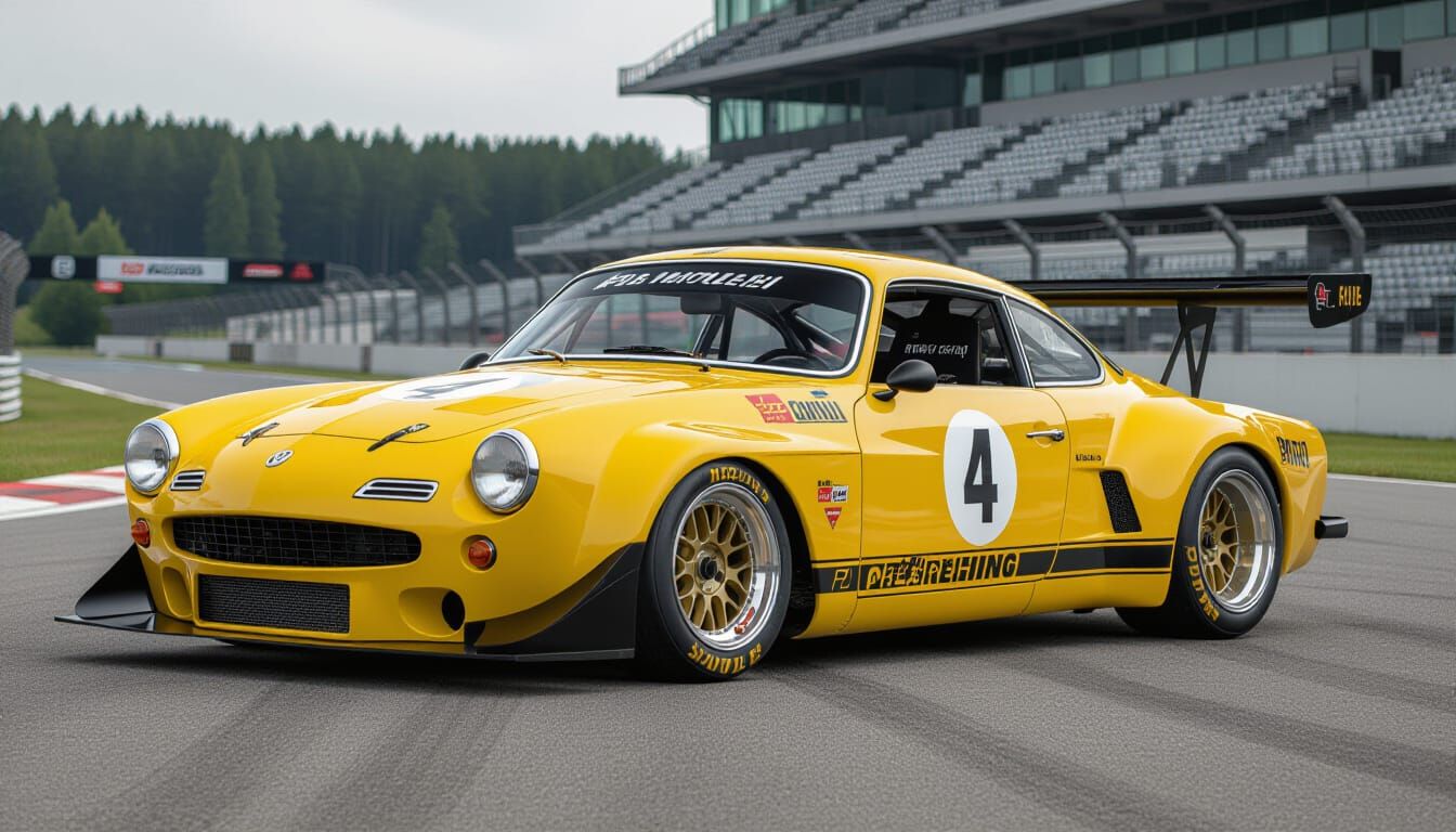 Pennzoil Racing Karmann Ghia GT3: Retro-Modern Race Car