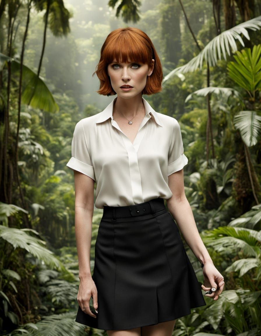 Redhead in Costa Rica Jungle