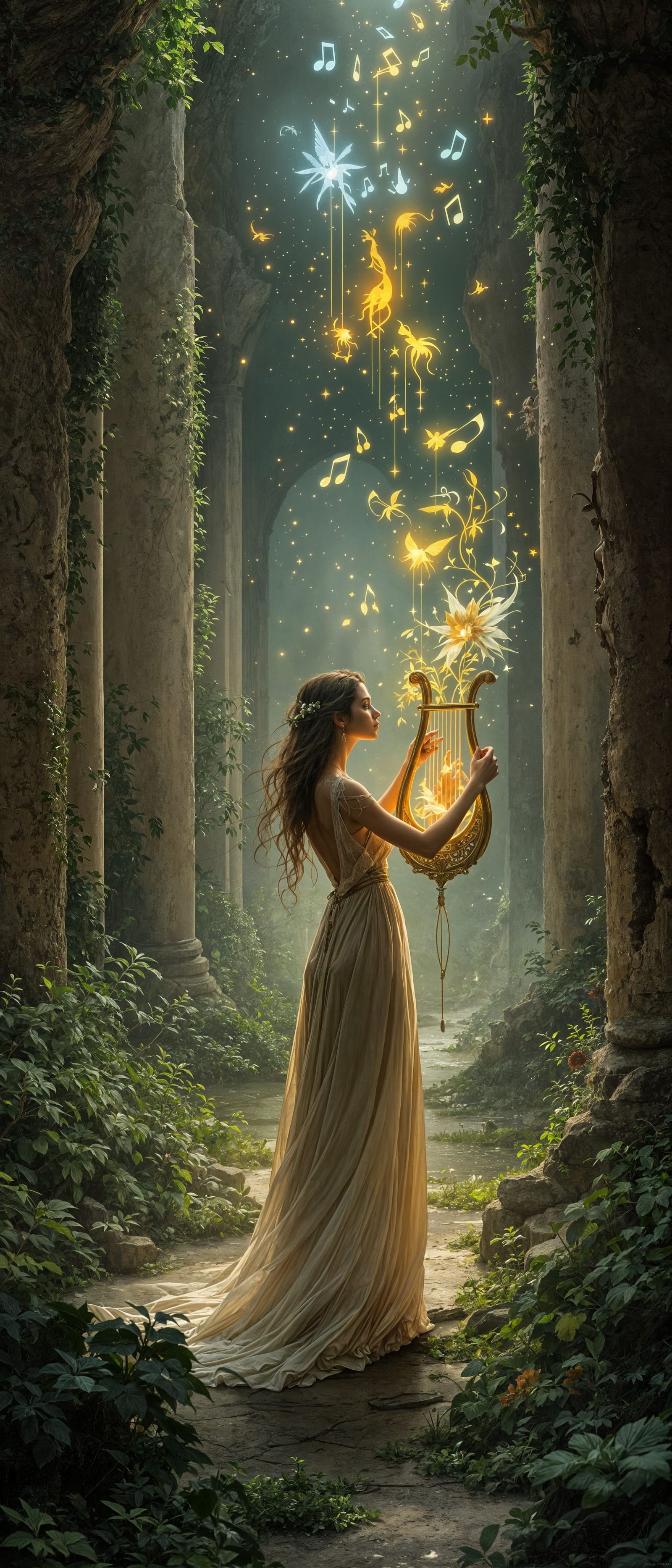 A Woman Restores Forgotten Beauty in a Haunting, Surreal Sce...