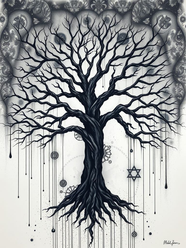 Kabbalah Tree of Life Inksplash