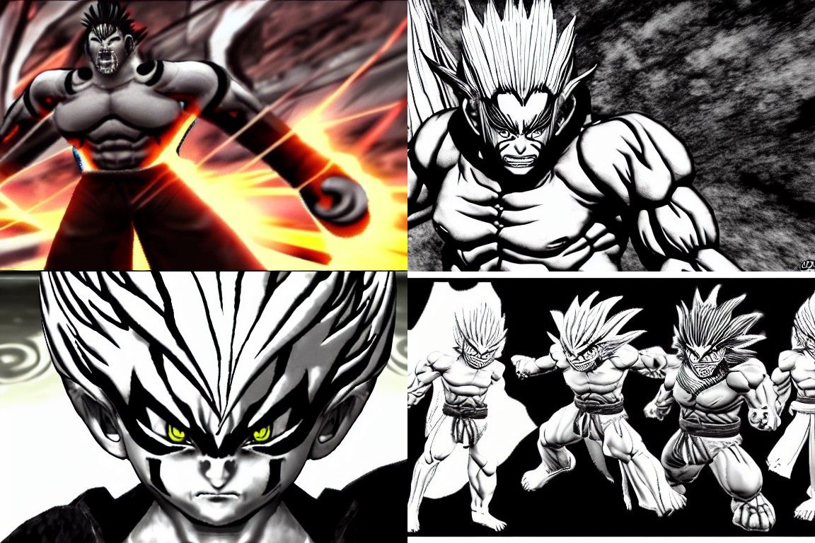 Black and White Asura Form from Asura's Wrath