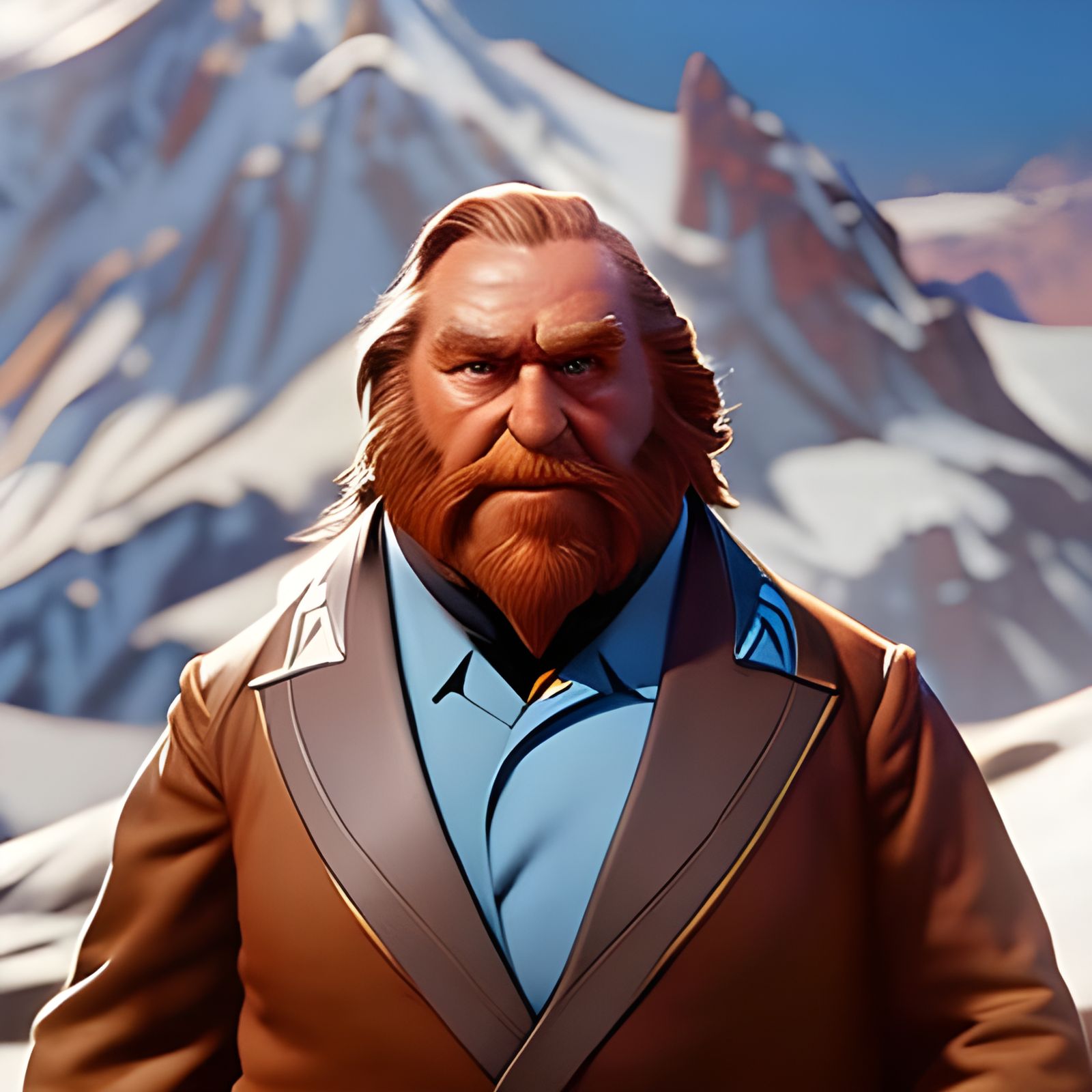 Muppet Brigham Young Concept Art in Ultra Quality