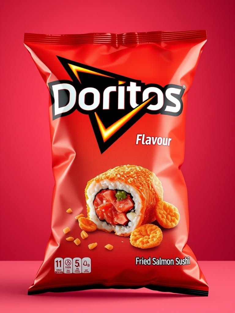 Doritos Fried Salmon Sushi: Fictional Flavor Concept