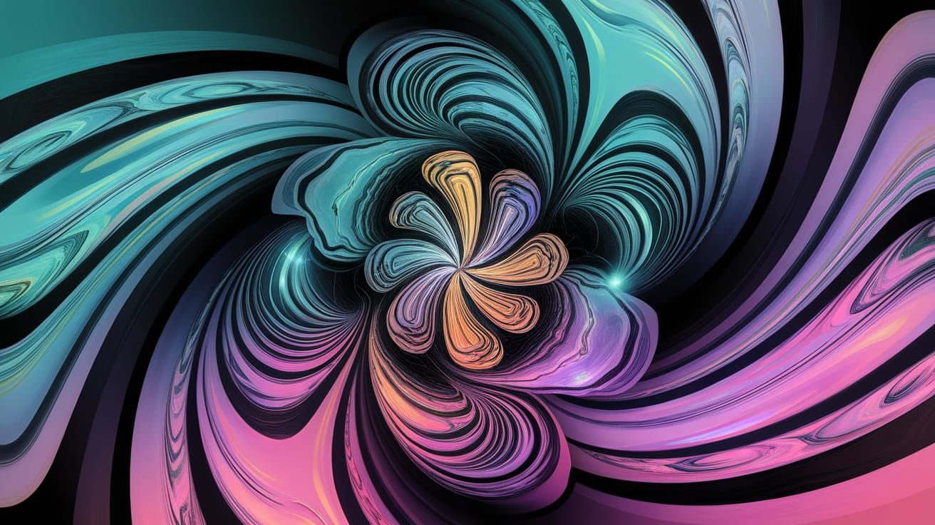 Swirling Stars of Cosmic Energy in Abstract Expressionism