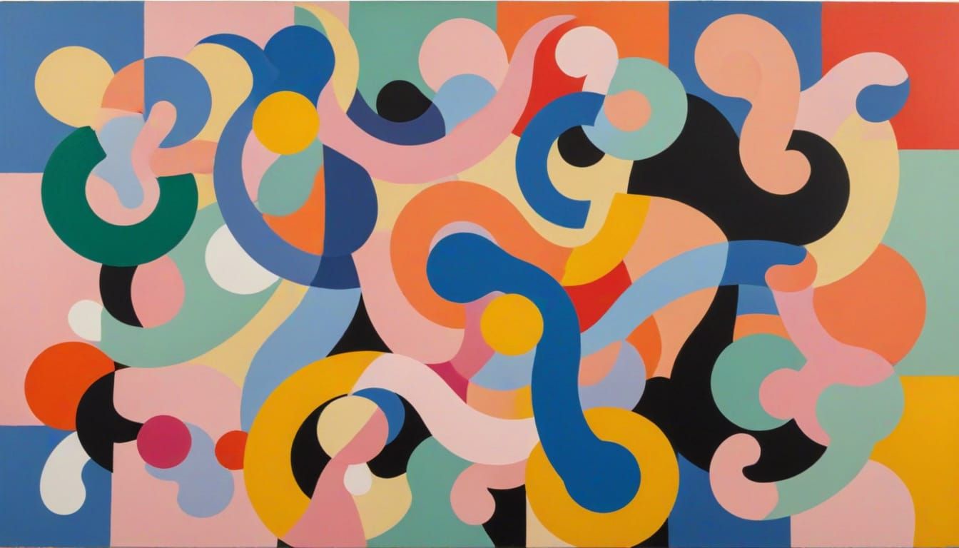 Anti-War Dadaism Collage in Pastel Colors