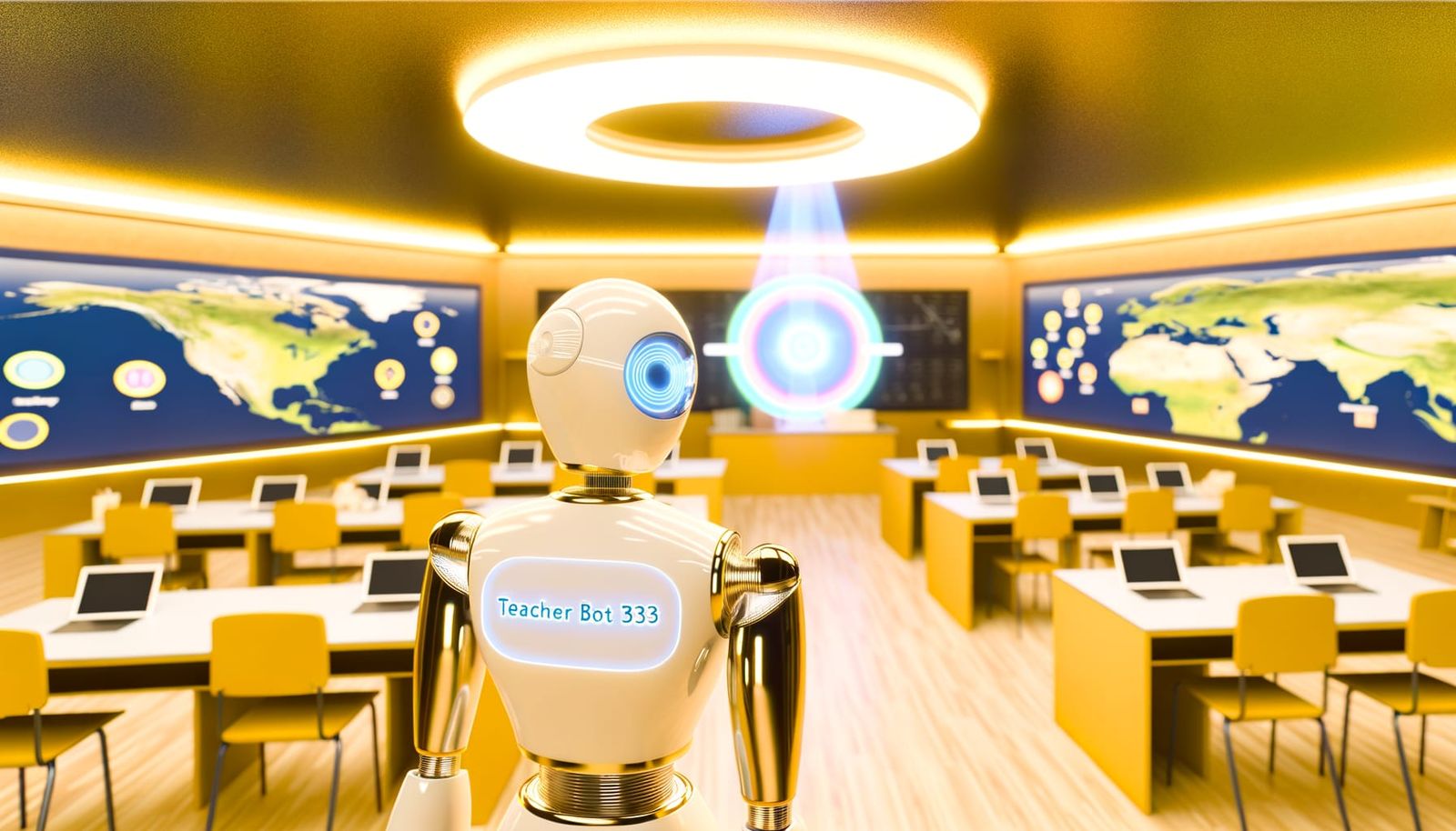 AI Teacher Bot in Future Classroom, Edmonton 2033