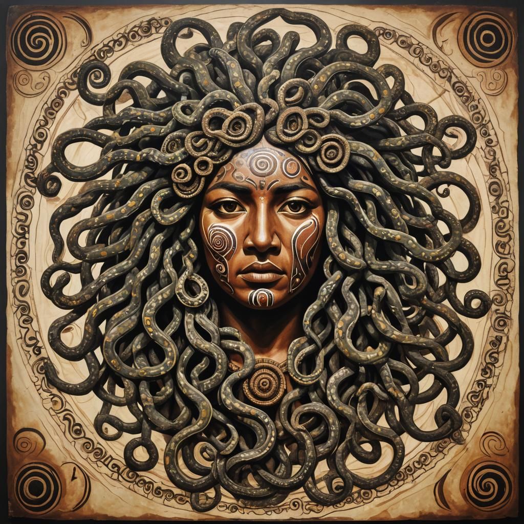 Aboriginal Art: Medusa Reimagined