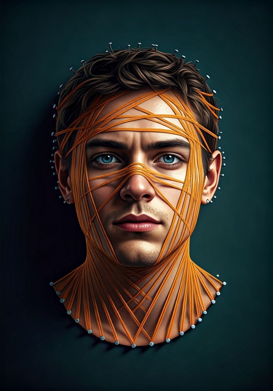 Spectacular Portrait - Rubber-Bands