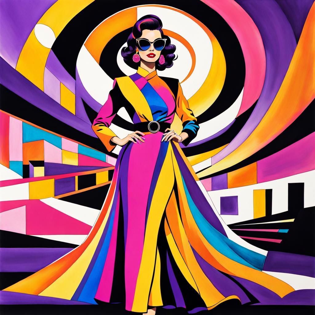 Popart Fashion Illustration