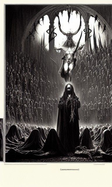 Cursed Book of Hell: Bleeding Heart in Charcoal