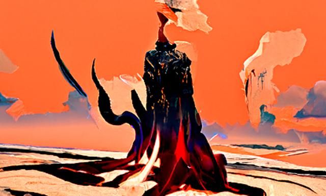 Sinister Candyland Wonderland in Eldritch Horror Style