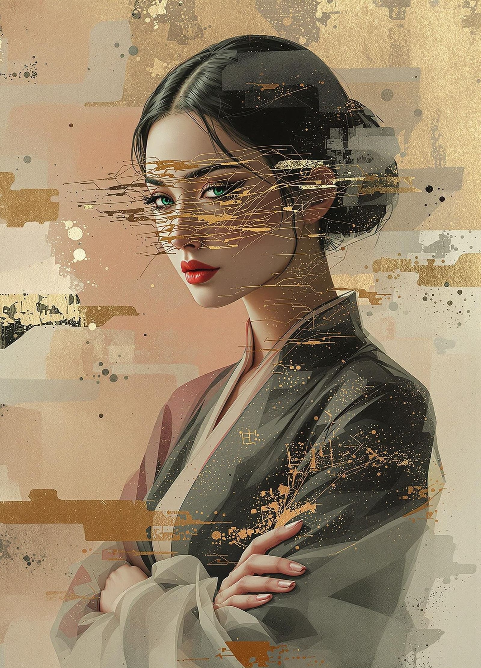 Southeast Asian Woman in Contemplative Silence