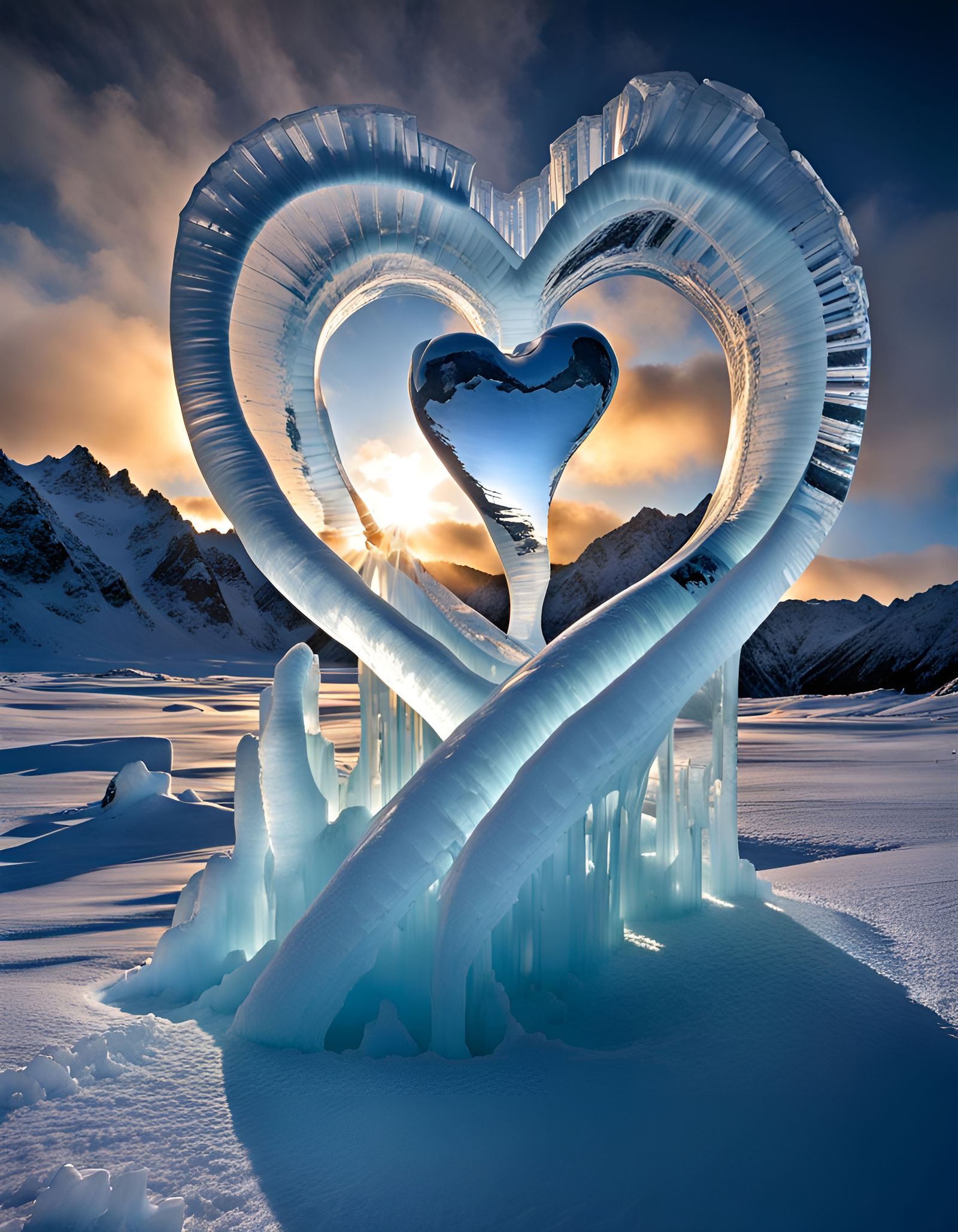 Melting Earth Ice Sculpture: James Balog Photography