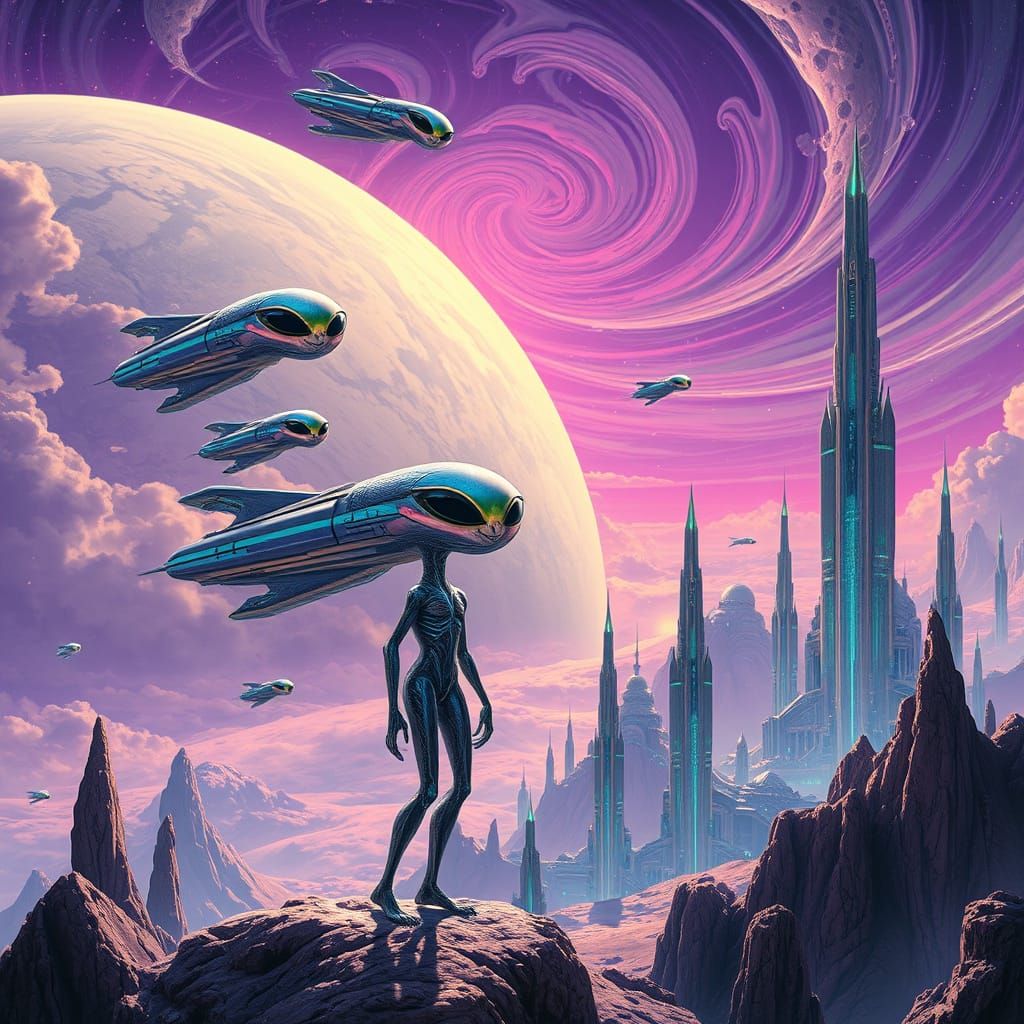 Galactic Harmony in a Cyberpunk Cosmos