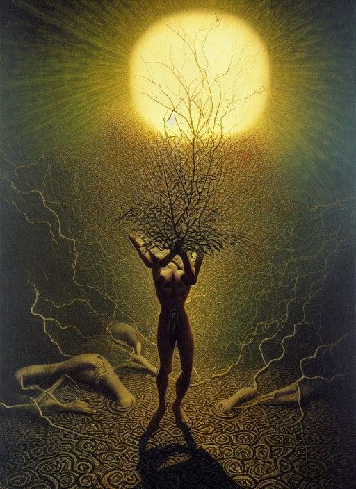 Ghost Fruit Tree Discovery with Surreal 3D Shading