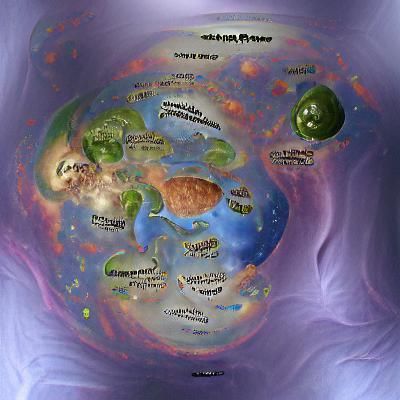 Alternate Earth: A World Map of a Different Planet