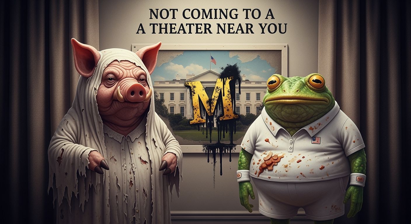 Vapid Pig & Frog Movie Poster Art