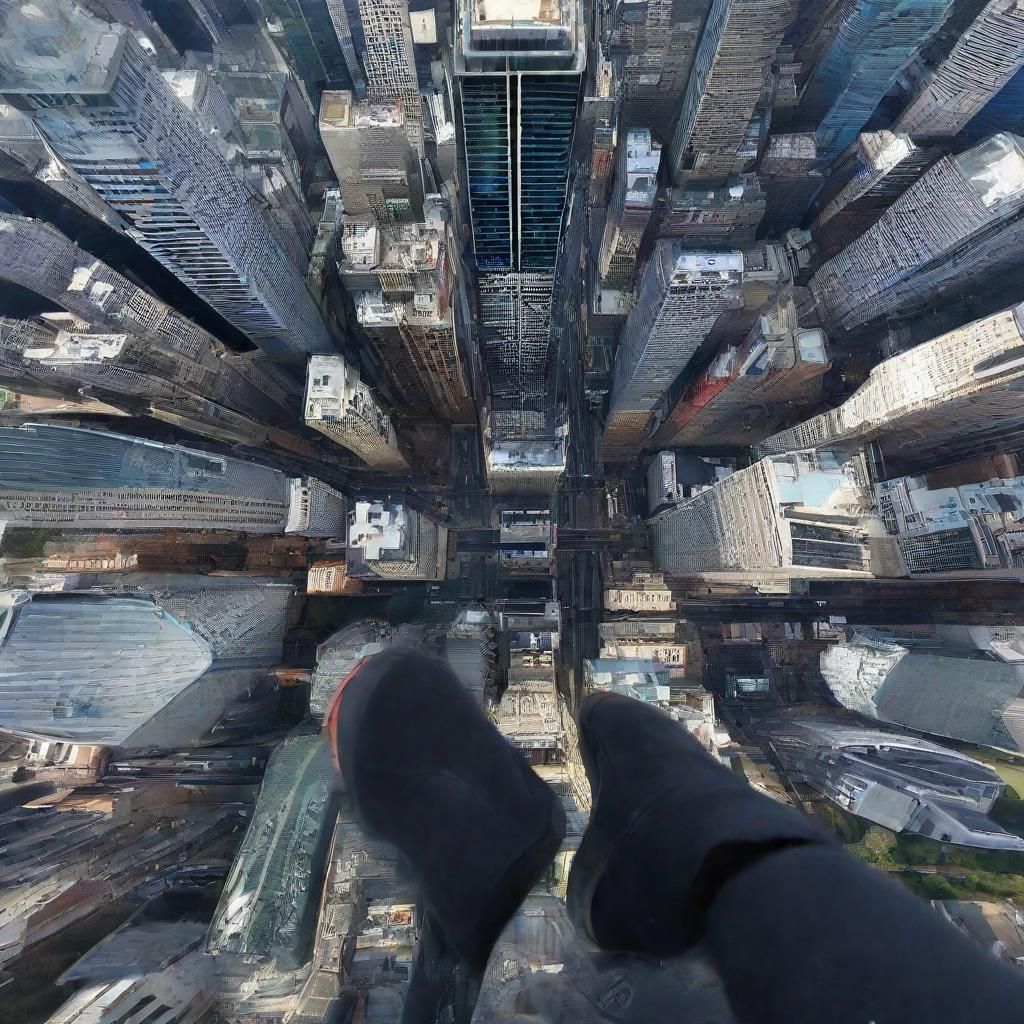 Terrifying View from Extreme Height