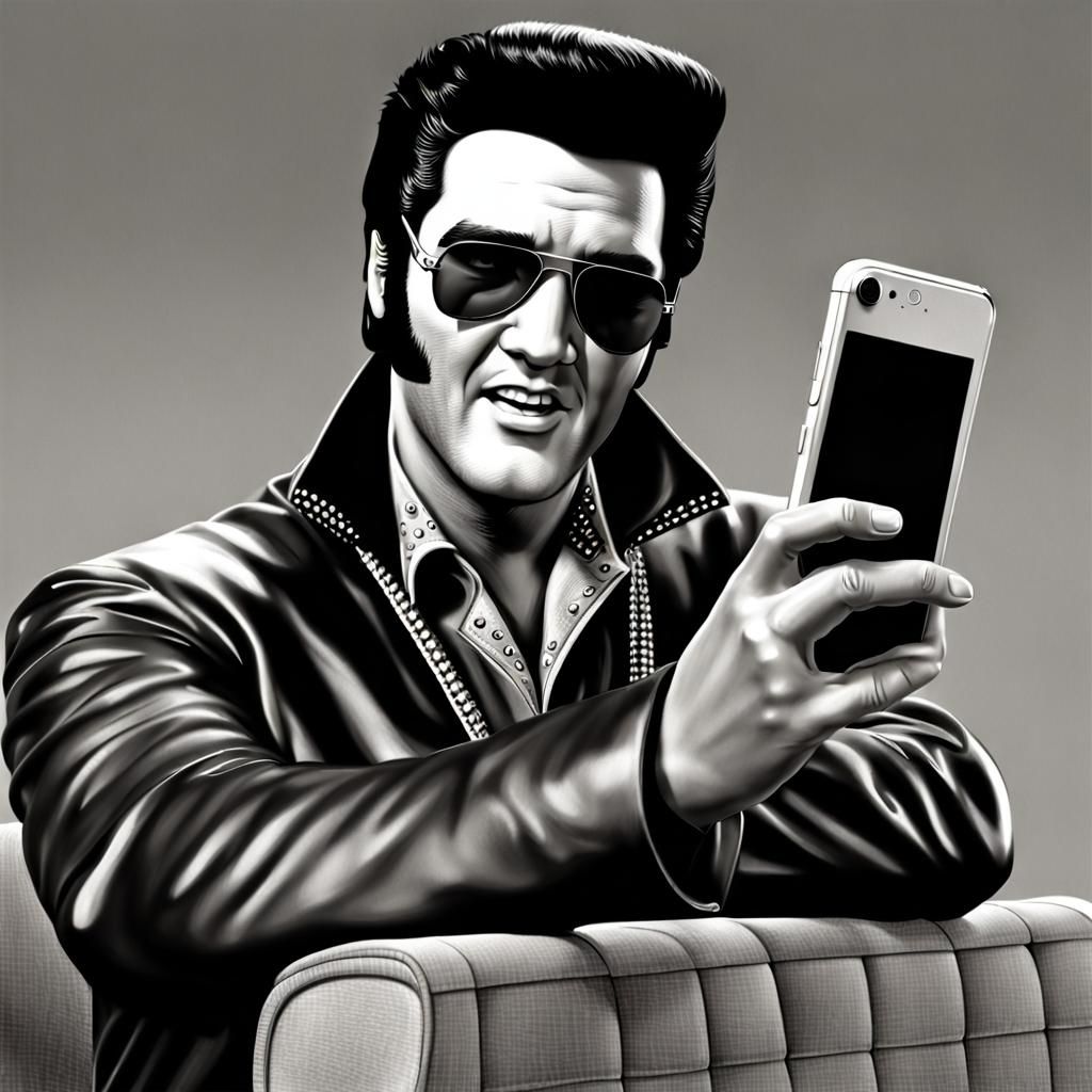 Elvis Presley Selfie: A Photorealistic Capture