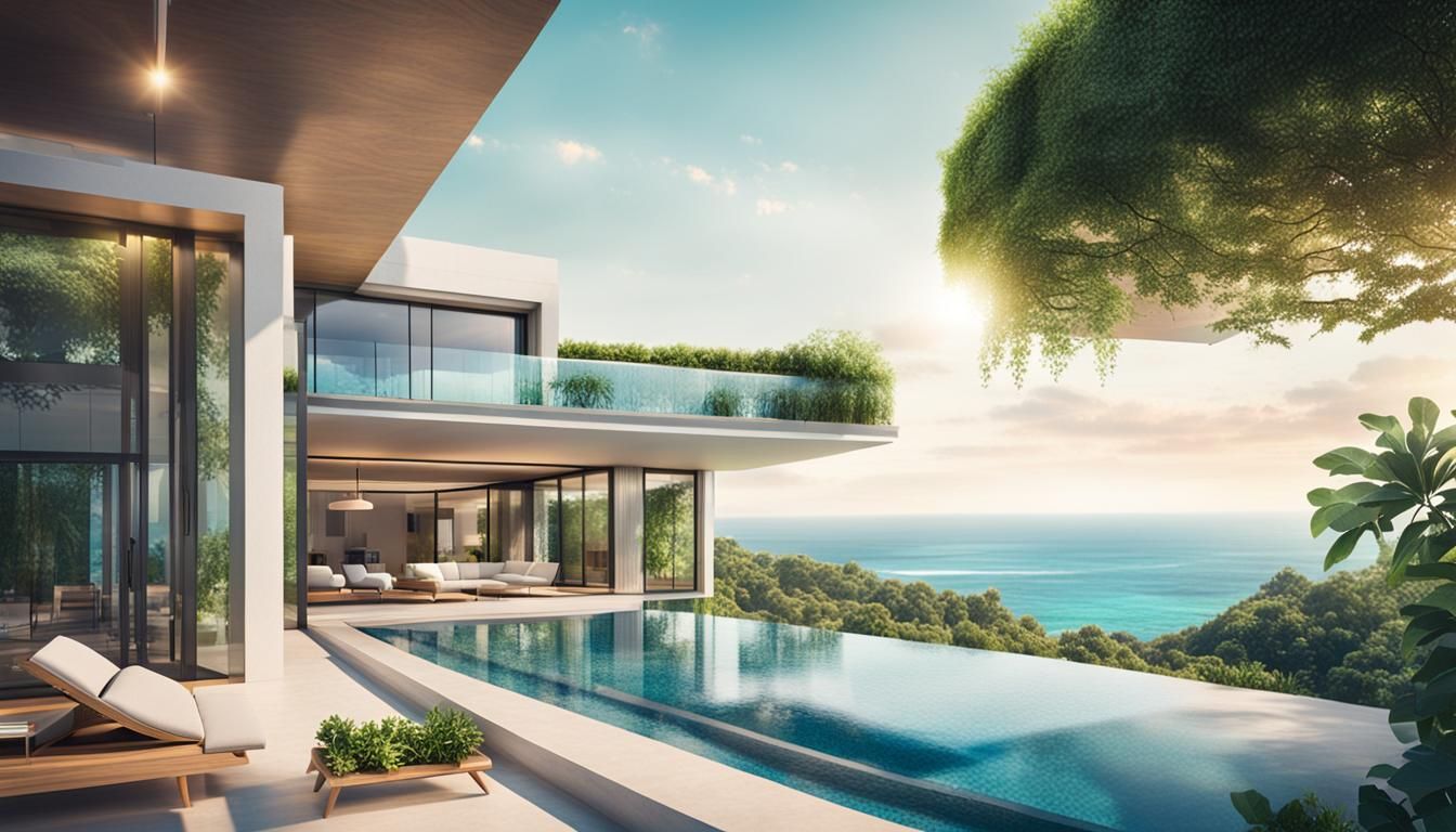 Futuristic Villa with Ocean View: Professional Photography