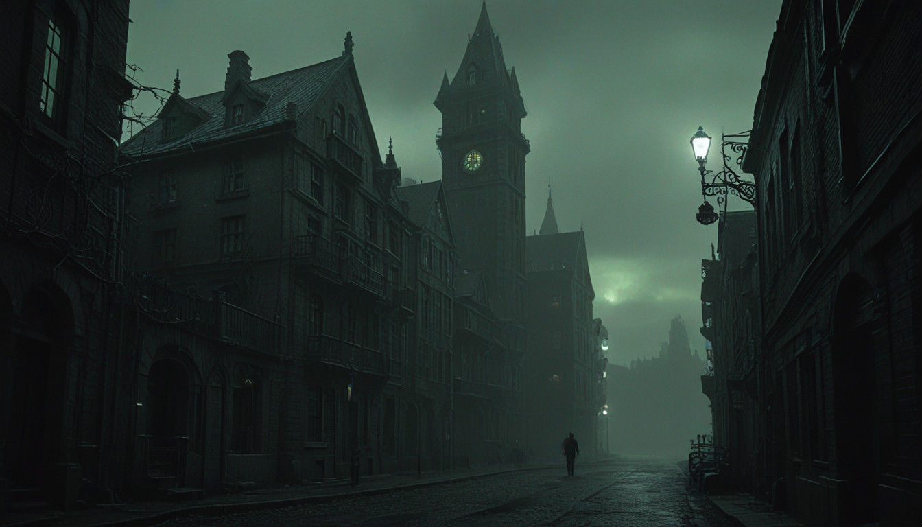 Eldritch Cyclopean City Rises from the Depths