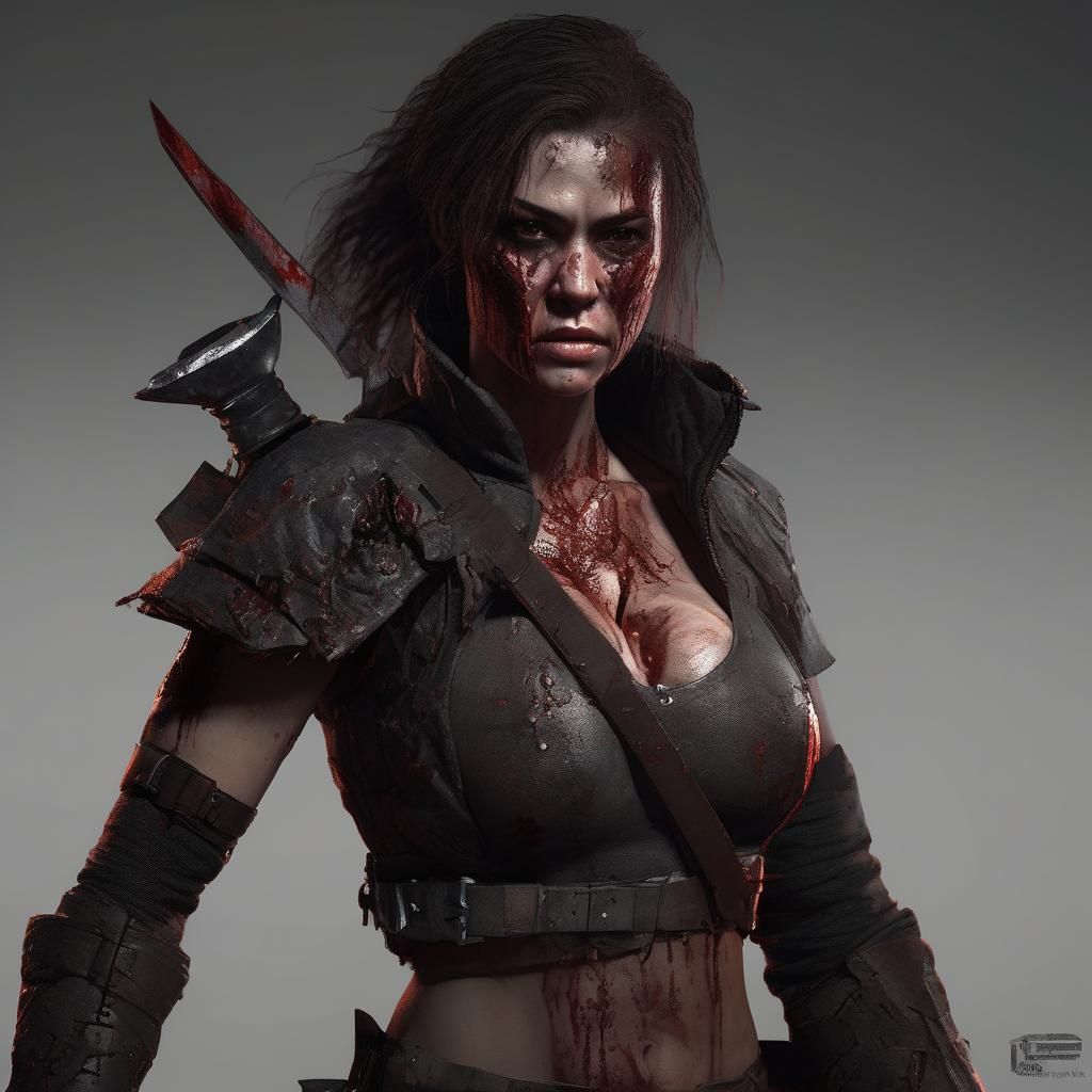 Dark Fantasy Blodreina Concept Art in 8k Resolution