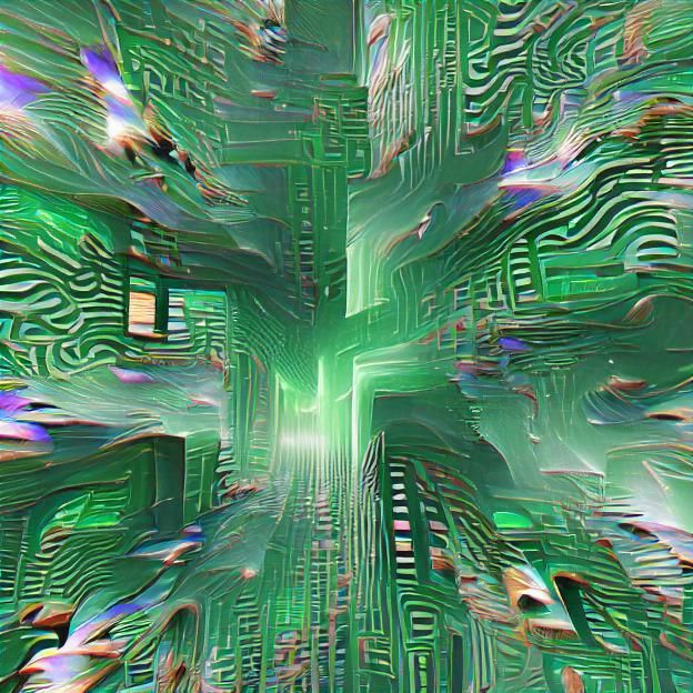 Abstract Matrix Visualisation by AI