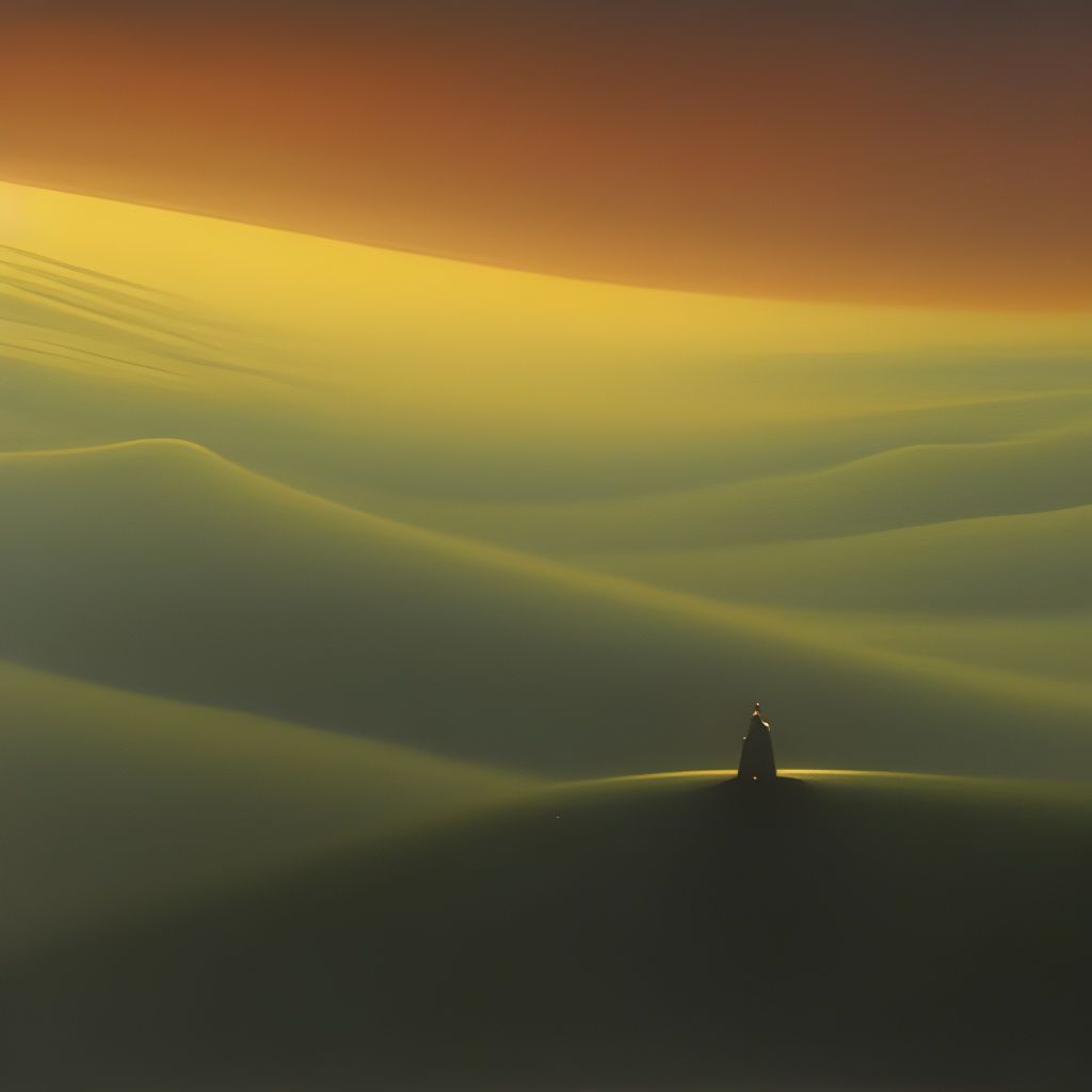 Wanderer above the Sea of Fog: Kuindzhi Style