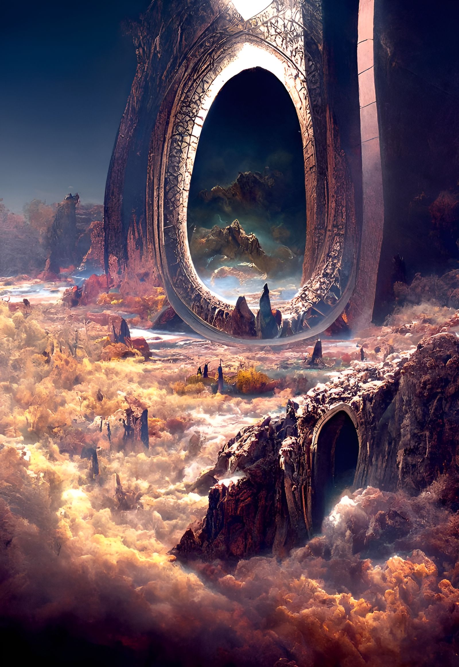 Stargate to a Mechanical Alien World