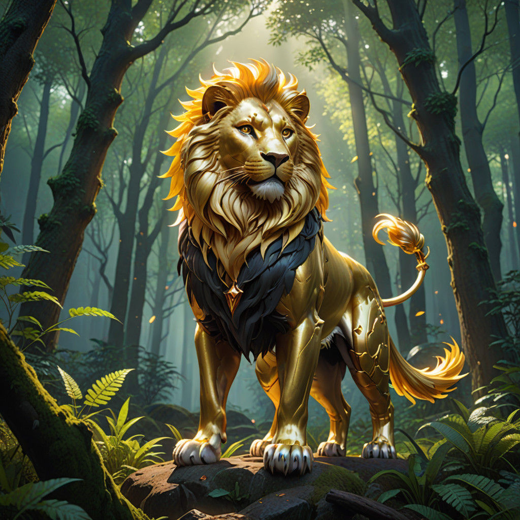 Vibrant Lion-Scorpio Hybrid Emerges from German Forest