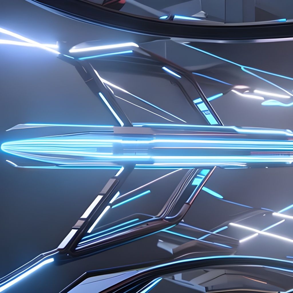 Futuristic Neon Cityscape with Intricate Mech Details