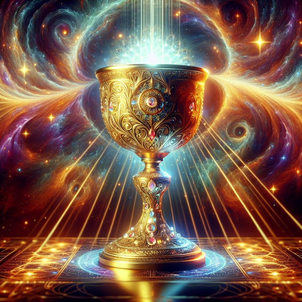 Radiant Holy Grail in Cosmic Landscape