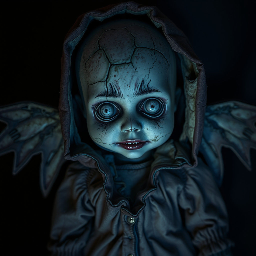 Eerie Doll Reveals Grotesque Inner World in Surreal Style