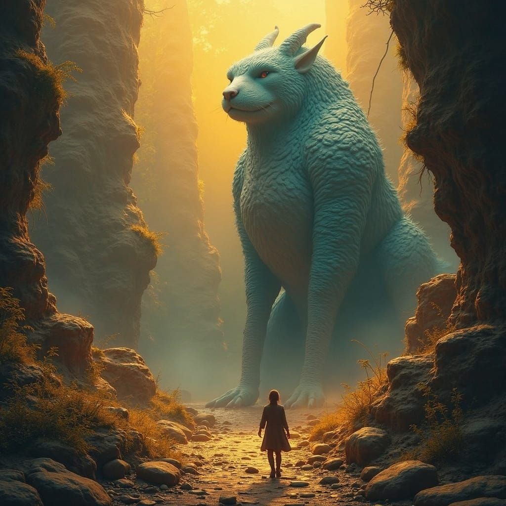 Mystical Fantasy Realms in Earthy Tones