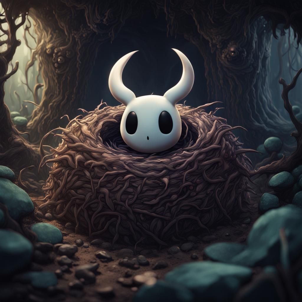 Hollow Knight Grubs Build a Nest