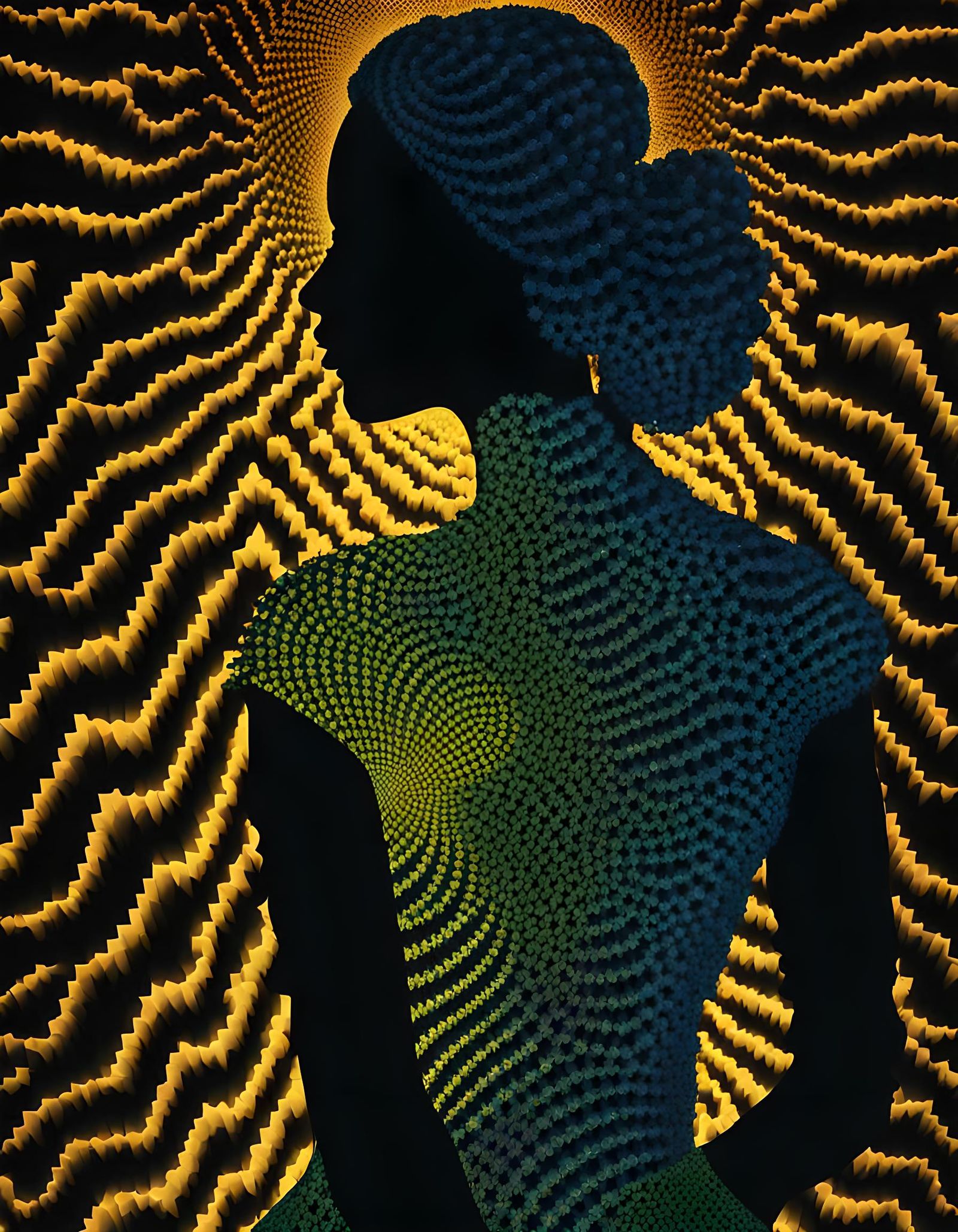 Cellular automata art