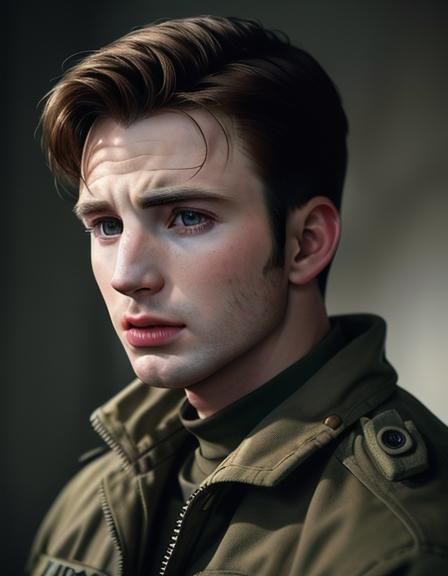 Captain America off duty during WW2